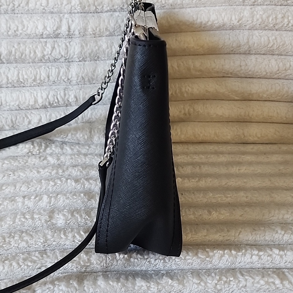 NWOT Michael Kors Chelsea Convertible Crossbody Clutch with Silver Hardware - Picture 5 of 7